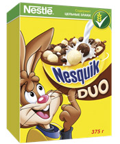 Nestle® Nesquik® DUO Ready-to-eat cereal chocolate balls 375g