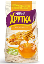 Nestle® Khrutka® Ready-to-eat cereal honey flakes 300g